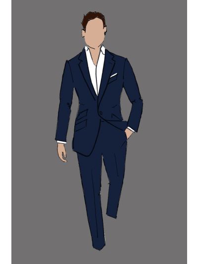 Uniform Pant Male Navy (Front Desk & Concierge)